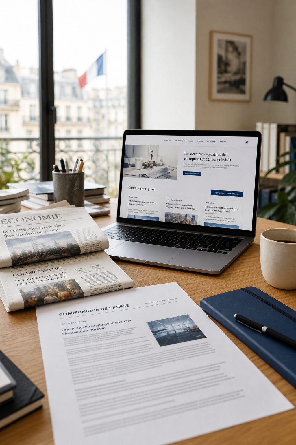 Bureau de rédaction — communiqués et presse